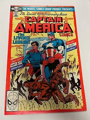 Buy Captain America # 255 - (nm) -40th Anniversary Issue-byrne-bucky-living Legend • 10.45£