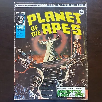 Buy Planet Of The Apes #46 Marvel UK Magazine September 6 1975 Movie Captain Marvel • 7.99£