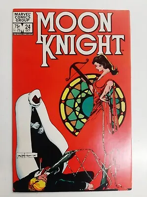 Buy Moon Knight #24, Stained Glass Scarlet, Bill Sienkiewicz Cover/Art • 22.50£