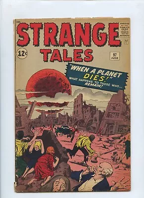 Buy Strange Tales #97 1962 (GD/VG 3.0)(Stan Lee, Steve Ditko, Jack Kirby) • 110.69£