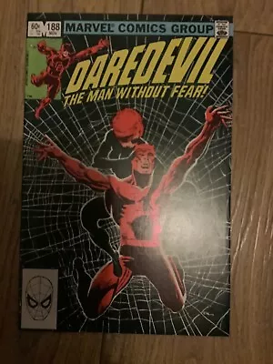Buy DAREDEVIL Comic - Vol 1 - No 188 - 1982 - MARVEL Comics • 0.99£