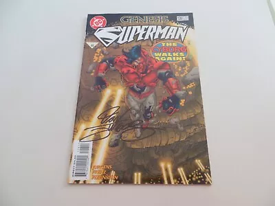 Buy 1997 Vintage Dc Superman # 128 Cyborg Signed By Dan Jurgens With Poa • 11.98£
