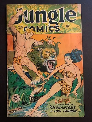 Buy Jungle Comics 103 GD+ -- Fiction House GGA, Matt Baker Art Inside 1948 • 56.21£