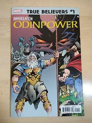 Buy Thor #349 Reprint Marvel Comics True Believers #1 Odinpower 2020 Unread • 2.36£