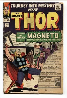 Buy JOURNEY INTO MYSTERY #109 - Comic Book Thor Magneto Kirby Marvel Incomplete • 24.44£