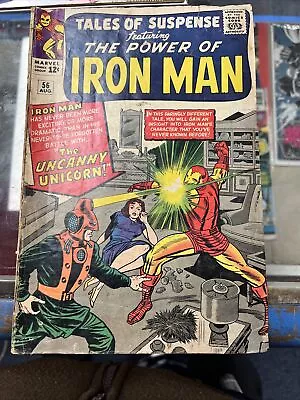 Buy TALES OF SUSPENSE #56 Iron Man (1964) Marvel Comics 1st Appearance Unicorn VG++ • 35.98£
