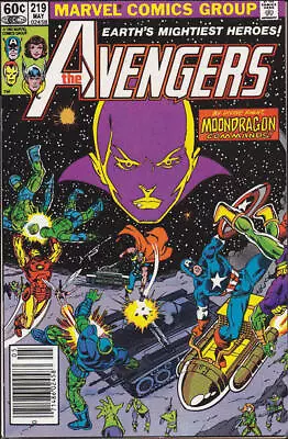 Buy Avengers (1963) # 219 Newsstand (7.0-FVF) Moondragon, Drax The Destroyer 1985 • 9.45£