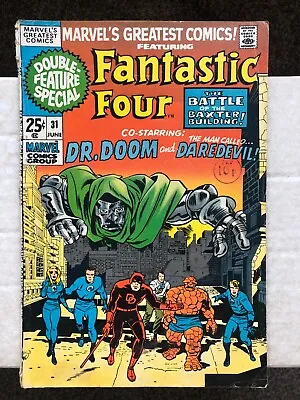 Buy Marvels Greatest Comics 31 (1971) Fantastic Four 39,40 Reprint. Daredevil App • 8.99£