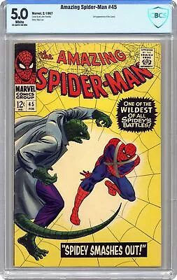Buy Amazing Spider-Man #45 CBCS 5.0 1967 23-0AF5128-006 • 132.52£