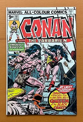 Buy Conan The Barbarian #58 KEY 1st Full Appearance Belit (Marvel 1976) VF+ • 95£