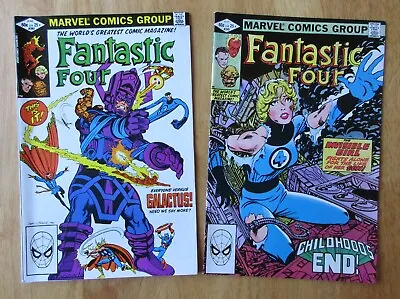 Buy Lot Of *2* KEY FANTASTIC FOUR! #243, 245 (NM-/9.0) *Very Bright & Colorful!* • 24.11£