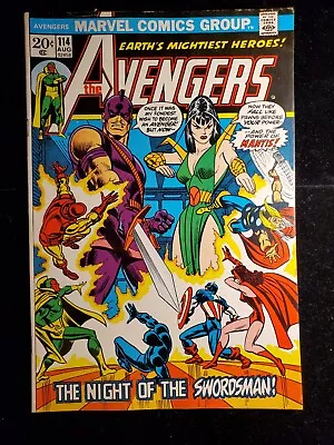 Buy The Avengers #114 (marvel  1973) Origin Mantis - Swordsman Joins Vf- 7.5 • 32.54£