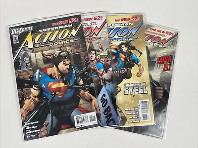 Buy Superman Action Comics The New 52 - Lot Of 4 #2 #3 #4 #9 2011/2012 - DC Comics • 7.91£