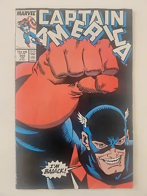 Buy Captain America #354, Marvel Comics, 1989, 1st John Walker US Agent FREE UK POST • 7£