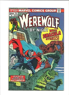Buy Werewolf By Night #15 Marvel Comics (1974) 1st Battle Dracula Bronze Age Ploog • 24.10£