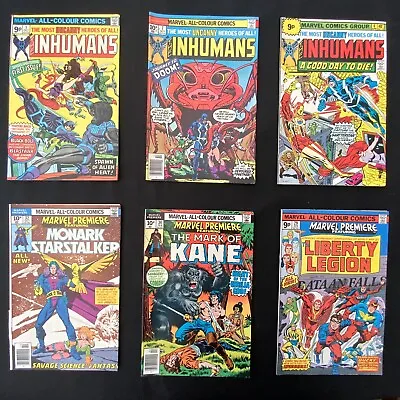 Buy Inhumans #1/4/7 Marvel Premier#29/32/34.Bundle.1975-6.Job Lot. Includes #1 • 15£