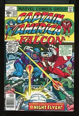 Buy 1977 Marvel,   Captain America   # 213, Key, 1st Night Flyer, FN/VF, BX95 • 9.44£