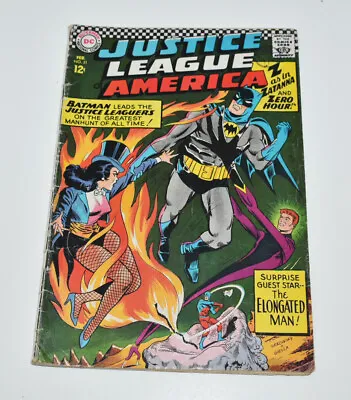 Buy Justice League America Batman Elongated Man No 51 1967 DC National Comics Hero • 21.99£