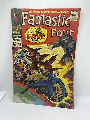 Buy Fantastic Four #62 1st Appearance Blastaar! Inhumans! Marvel 1967 • 63.95£