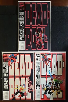 Buy Deadpool: The Circle Chase #1, 2, 3 Marvel Comics 1993 (Of 4)  • 15.01£