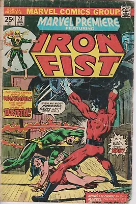 Buy Marvel Premiere # 23 - Iron Fist, 1st Rafael Scarfe & Warhawk • 20.09£