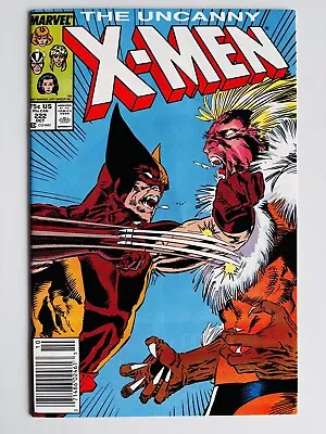 Buy 1987 Uncanny X-Men #222 NEWSSTAND Wolverine Vs Sabretooth US Marvel Comics • 15.36£
