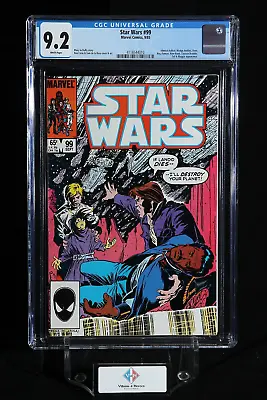 Buy Star Wars #99 ~ CGC 9.2 ~ Han Solo And Lando Cover ~ Marvel (1985) • 79.05£