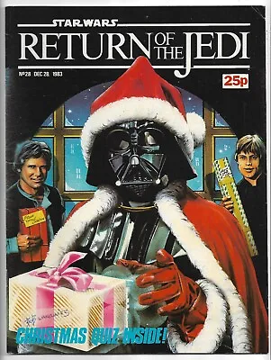 Buy Star Wars Return Of The Jedi #28 Christmas Cover VG (1983) Marvel Comics UK • 15£