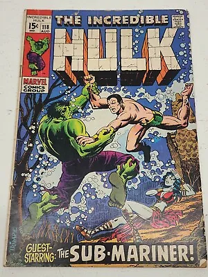 Buy The Incredible Hulk # 118 Namor The Sub-Mariner, Lady Dorma, Lord Vashti • 31.60£