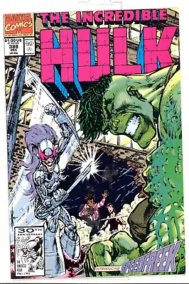 Buy Incredible Hulk #388 Near Mint/Mint (9.8) 1991 Marvel Comic 1st Speed Freak • 11.79£