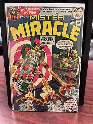 Buy MISTER MIRACLE #7 BRONZE AGE DC JACK KIRBY - 1st Kanto, 1st Big Barda On Cover • 12.06£
