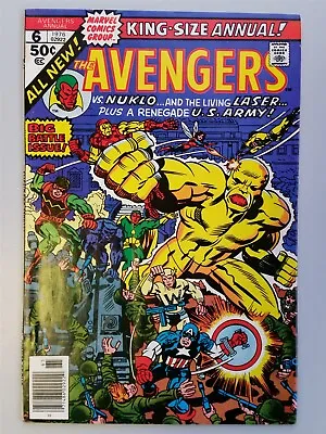 Buy Avengers Annual #6 Vg/fn (5.0) Iron Man Captain America 1976 Marvel Comics ** • 11.99£