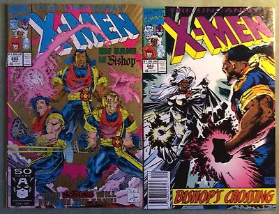 Buy The Uncanny X-Men. #282. 2nd Print.  #283.  First Bishop. 1991. Marvel Comics. • 15£