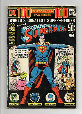 Buy Superman Vol 1 No 245 Jan 1972 (FN-) DC Comics,Bronze Age(1970 - 1979) 100 Pages • 17.99£
