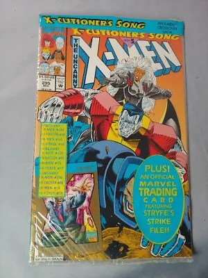 Buy Uncanny X-Men #295 In Original Poly Bag W/ Marvel Card 1992 VF/NM • 7.85£