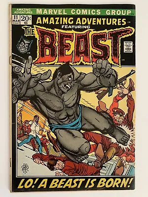 Buy Amazing Adventures #11 6.0 Fn 1972 1st Appearance Of Furry Beast Marvel Comics • 86.66£