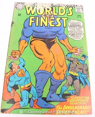 Buy WORLD'S FINEST #158 1966 DC Comics SUPERMAN/BATMAN With BRANIAC - Bagged Boarded • 2.53£