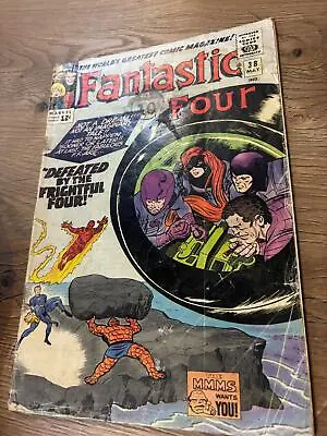 Buy Fantastic Four #38 - Marvel Comics - 1965 • 19.95£