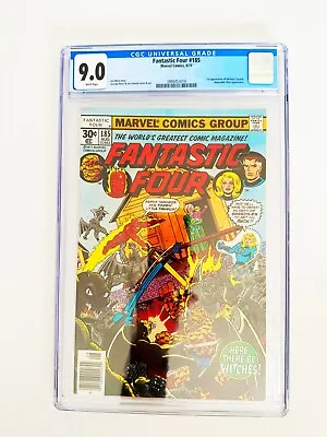 Buy Fantastic Four #185 CGC 9.0 1st Nicholas Scratch Agatha Coven Of Chaos • 78.87£