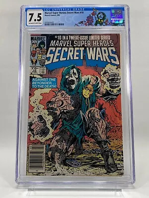 Buy Marvel Super Heroes Secret Wars #10 (feb 1985, Marvel) Cgc 7.5 Doom Label (002) • 75.95£