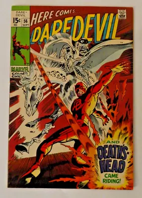 Buy Daredevil #56  1st App. 'Death's Head' Gene Colan  Art Marvel Comics 1969 • 31.67£