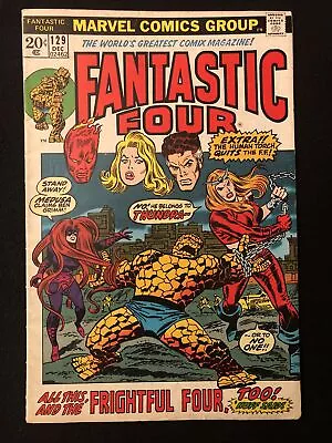 Buy Fantastic Four 129 4.5 5.0 Marvel 1972 1st Thundra Oq • 18.49£