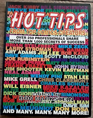 Buy Hot Tips From Top Comic Creators  Don Markstein 1994 Fictioneer Books • 13.59£