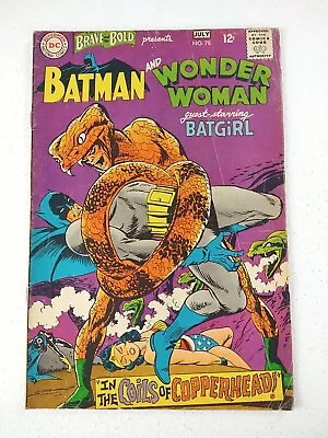 Buy The Brave And The Bold #78 Batman Wonder Woman (1968 DC Comics) 1st Copperhead • 23.65£