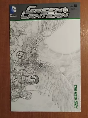 Buy Green Lantern #10 Sketch 1:25 Variant - DC Comics 1st Print New 52 • 7£
