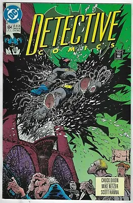 Buy Batman Detective Comics 654 Cover A First Print 1992 Chuck Dixon Netzer Hanna DC • 10.68£