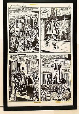 Buy Amazing Spider-Man #108 Pg. 13 John Romita 11x17 FRAMED Original Art Print Marve • 47.39£