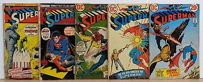 Buy SUPERMAN 251, 253, 256, 259, 260 Lot Of 5 1972 DC Comics Lot  • 13.66£