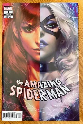 Buy AMAZING SPIDER-MAN #1 ARTGERM VARIANT Marvel NM 2022 Mary Jane Black Cat Romita • 20.06£