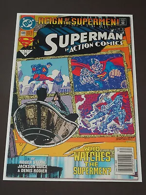 Buy Action Comics #689 Rare NEWSTAND - 1st Black Suit (JLA Movie - Snyder Cut) • 20£